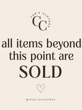 all items beyond this point are SOLD ♡